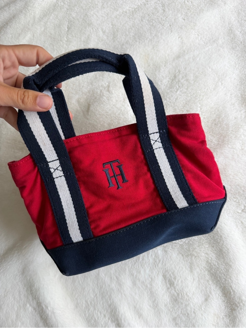 Tommy Hilfiger Mini Tote Bag Red White Blue